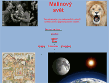 Tablet Screenshot of malinovysvet.cz